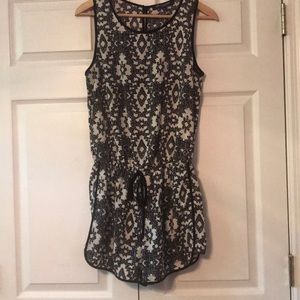 Black and White Romper